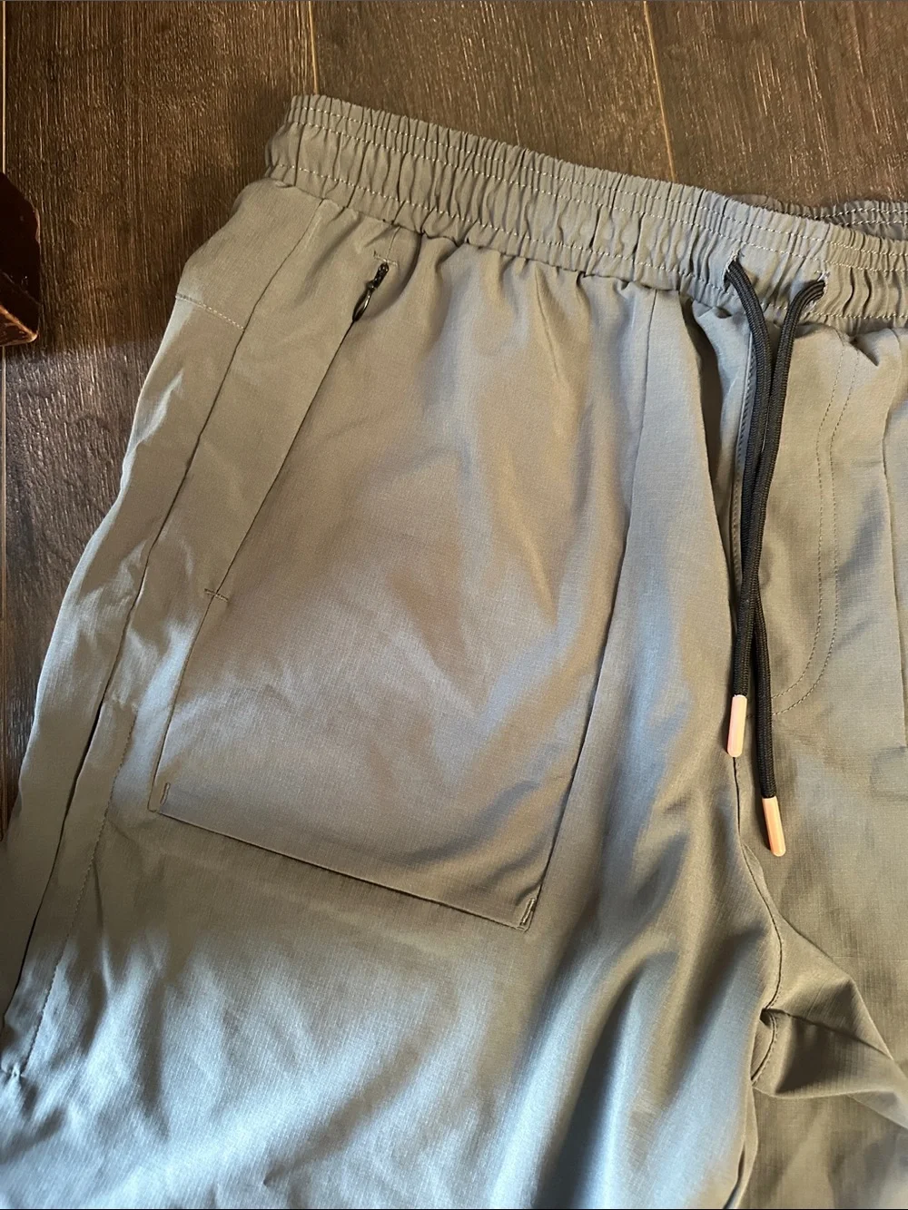 Avalanche Men's Gray Athletic Drawstring Shorts